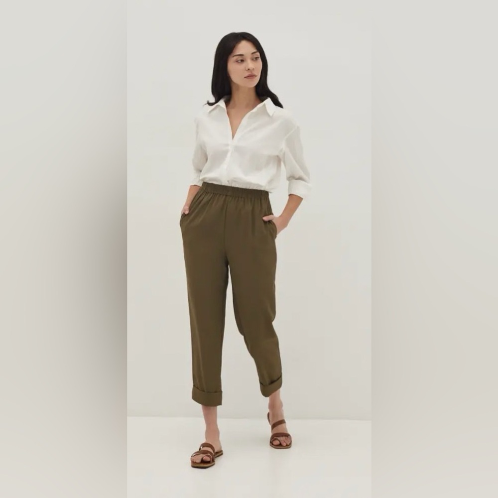 Olive Work Pants